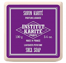 Набор - Institut Karite Shea Soap Trio Rose, Lavender and Cherry Blossom (soap/100g + soap/100g + soap/100g) — фото N3