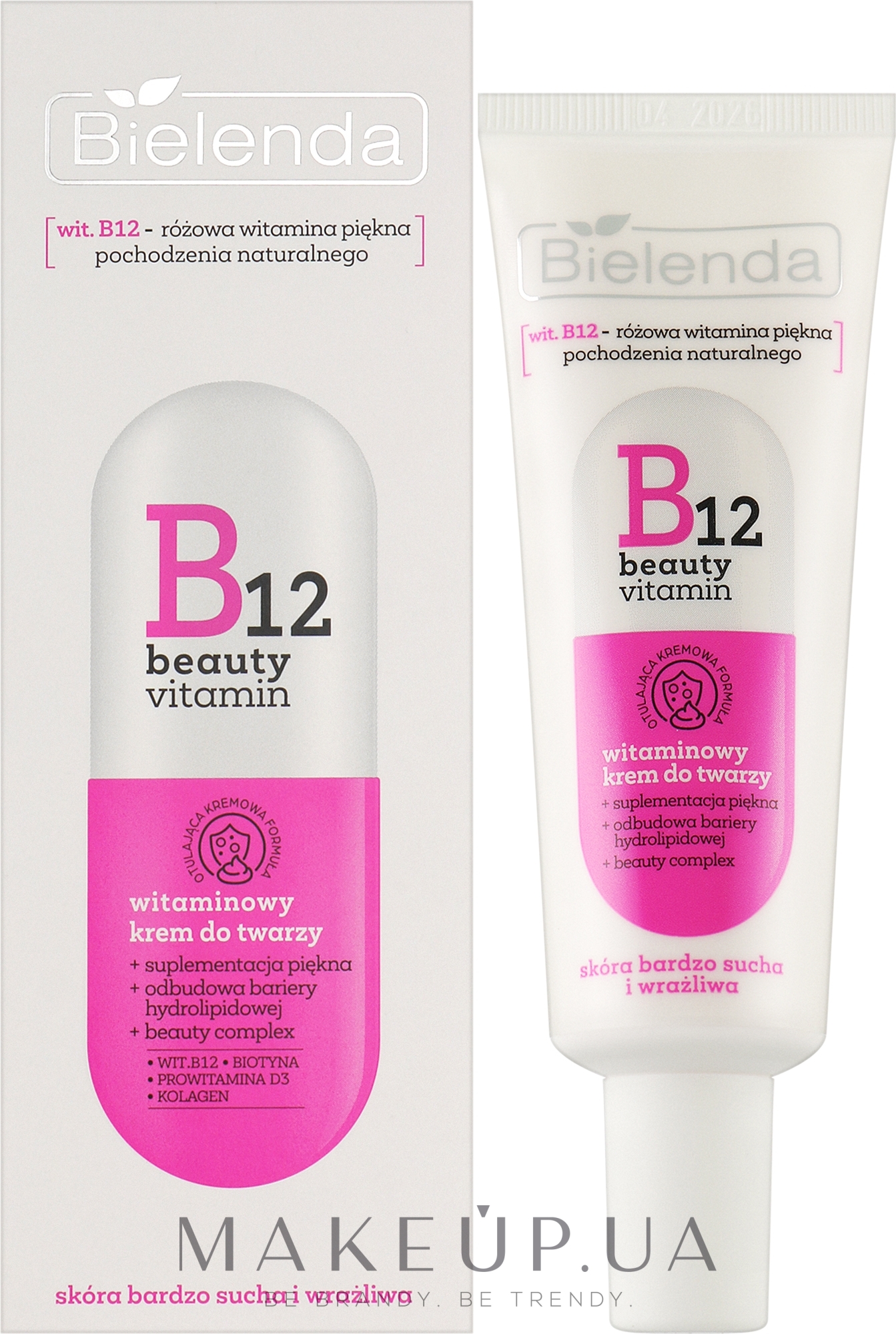 Крем для лица - Bielenda B12 Beauty Vitamin Face Cream — фото 50ml