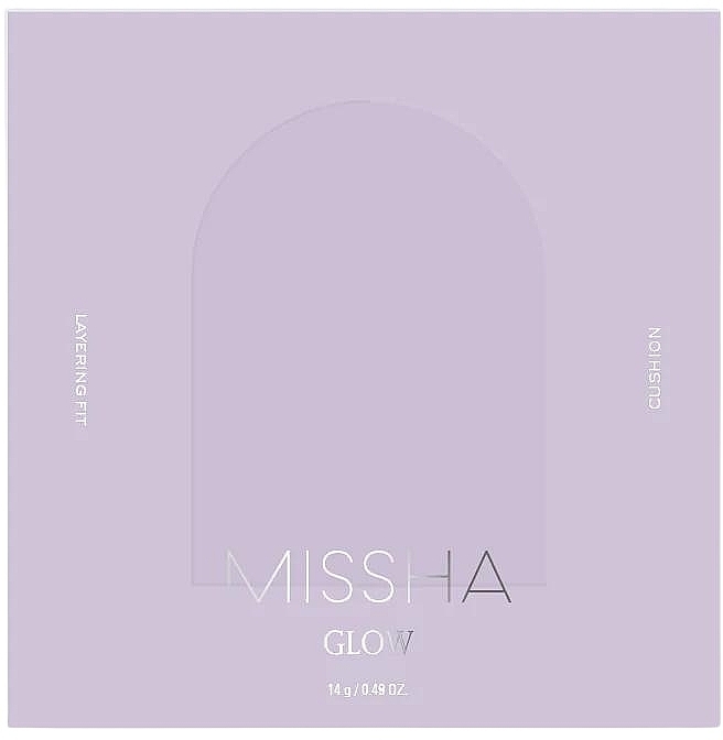 Кушон для обличчя+змінний блок - Missha Glow Layering Fit Cushion SPF50+/PA++++ — фото N4