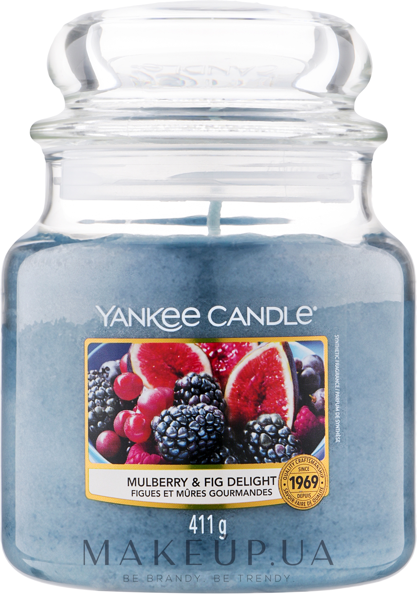 Ароматическая свеча "Инжир и ежевика" - Yankee Candle Mulberry and Fig Delight — фото 411g