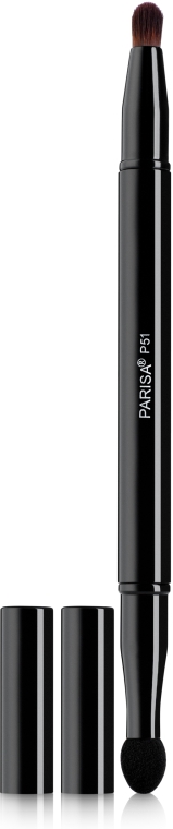 Пензлик для макіяжу очей і губ Р51 - Parisa Cosmetics — фото N2