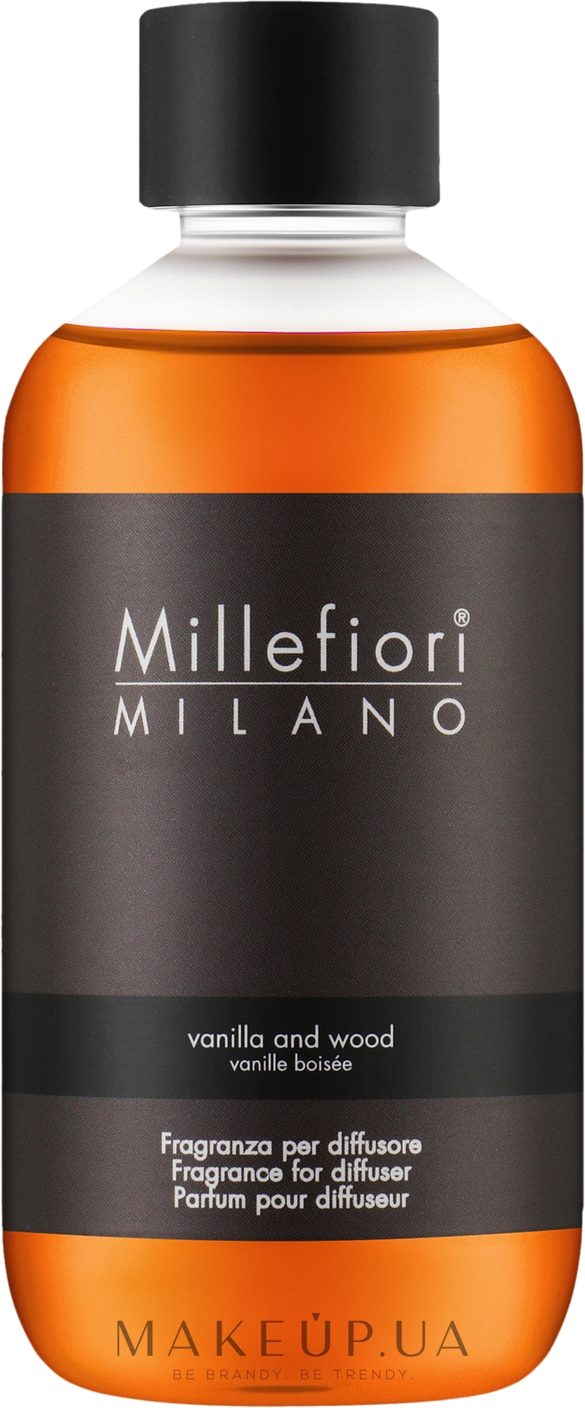 Наполнение для аромадиффузора - Millefiori Milano Natural Vanilla & Wood Diffuser Refill — фото 250ml