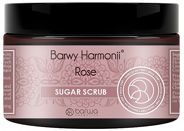 Цукровий пілінг для тіла "Троянда" - Barwa Harmony Sugar Rose Peeling — фото N1