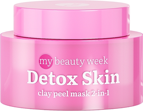 Маска для лица с глиной 2-в-1 - 7 Days My Beauty Week Detox Skin Clay Peel Mask 2 in 1 — фото N1