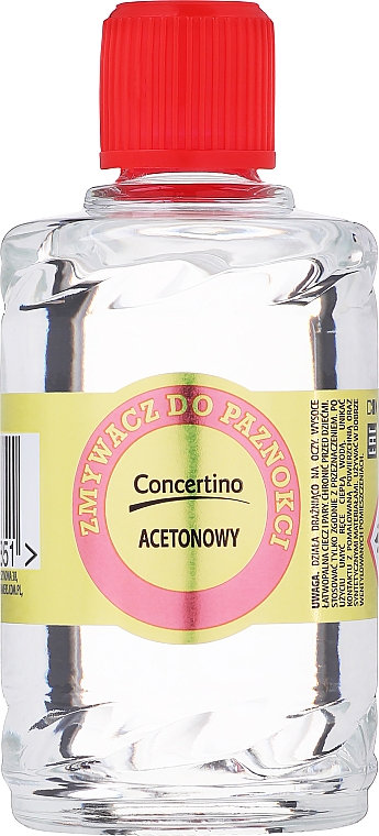 Жидкость для снятия лака с ацетоном - Concertino — фото N1