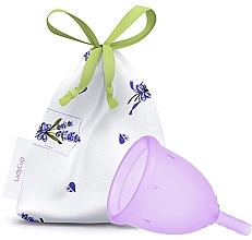 Менструальная чаша, размер S, прикосновение лаванды - LadyCup Touch of Lavender — фото N1