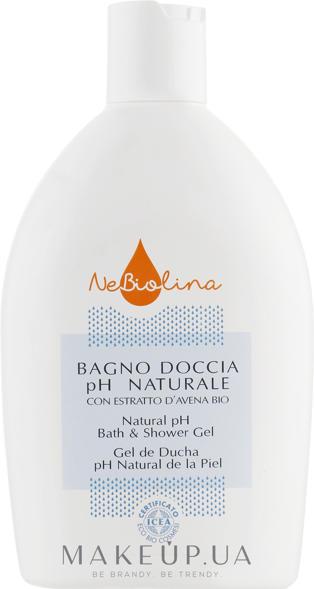 Гель для душа - Nebiolina Natural pH Bath & Shower Gel  — фото 500ml