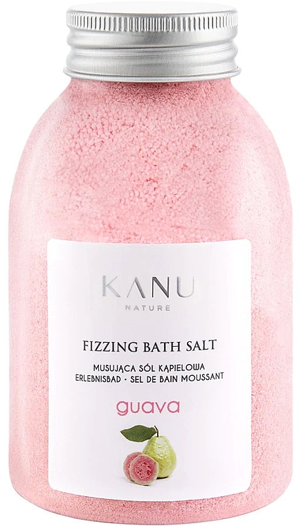 Бурлящая соль для ванны "Гуава" - Kanu Nature Guava Bath Salt — фото N1
