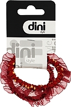 Резинки для волос, AT-9, бордовые - Dini Every Day — фото N1