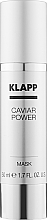 Парфумерія, косметика Маска для обличчя "Енергія ікри" - Klapp Caviar Power Mask