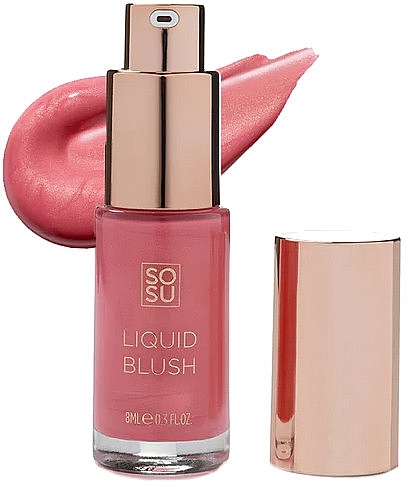Sosu Cosmetics Liquid Blush - Рум'яна для обличчя — фото N1