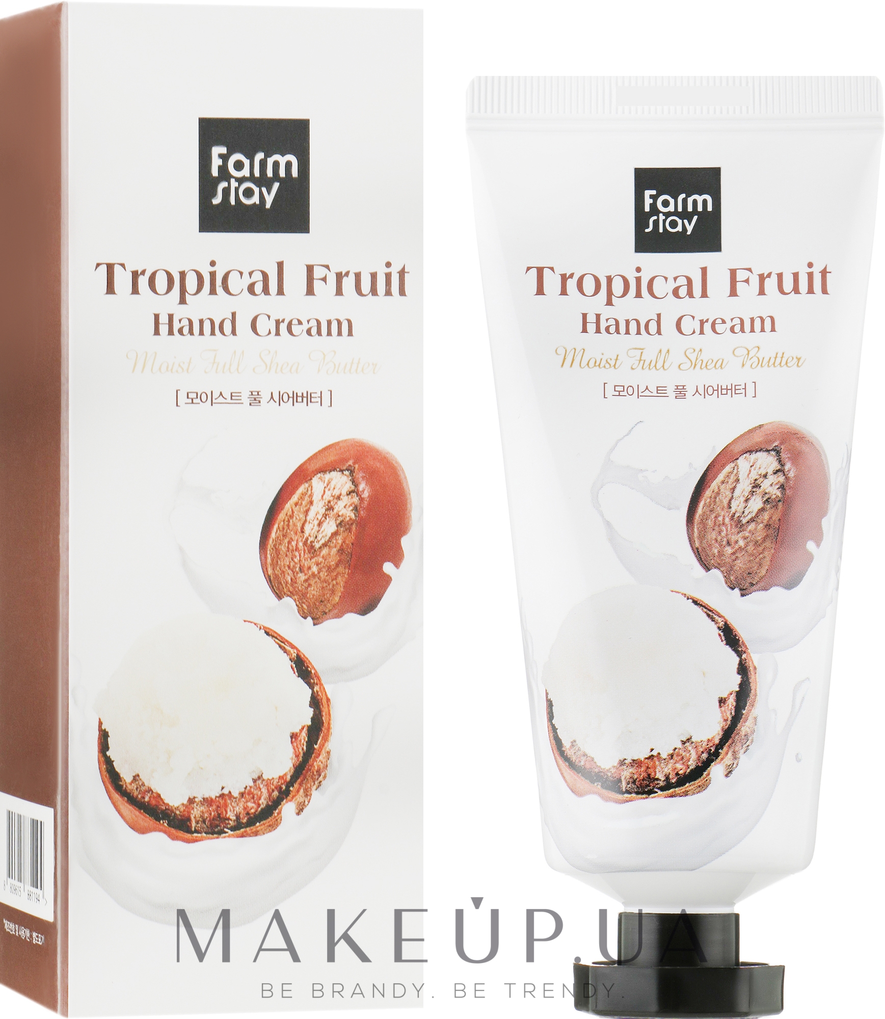 Крем для рук с маслом ши - FarmStay Tropical Fruit Hand Cream Moist Full Shea Butter — фото 50ml