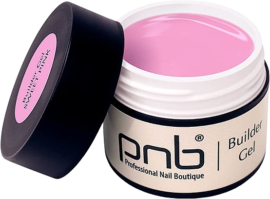 Гель моделирующий, ярко-розовый - PNB UV/LED Builder Gel Sweet Pink — фото N2