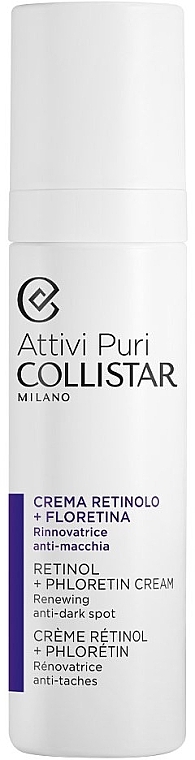 Крем для обличчя з ретинолом і флорентином - Collistar Attivi Puri Retinol + Phlorentin Cream — фото N1