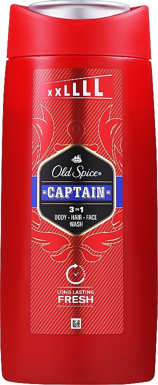 Шампунь-гель для душа 3 в 1 - Old Spice Captain Shower Gel + Shampoo 3 in 1 — фото N13