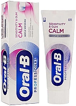 Зубная паста - Oral-B Professional Sensitivity & Gum Calm Gentle Whitening — фото N1