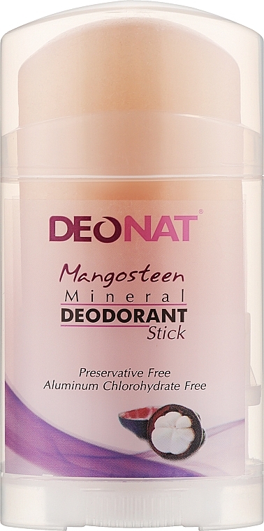 Мінеральний дезодорант "Кристал" із соком мангостина - Deonat Natural Mineral Deodorant Stick Mangosteen — фото N2