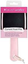 Парфумерія, косметика Шліфувальна пилка для педикюру - Brushworks Curved Foot File