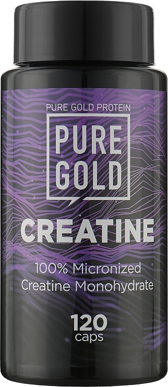 Креатин моногідрат у капсулах, 120 шт. - PureGold Creatine Monohydrate — фото N1
