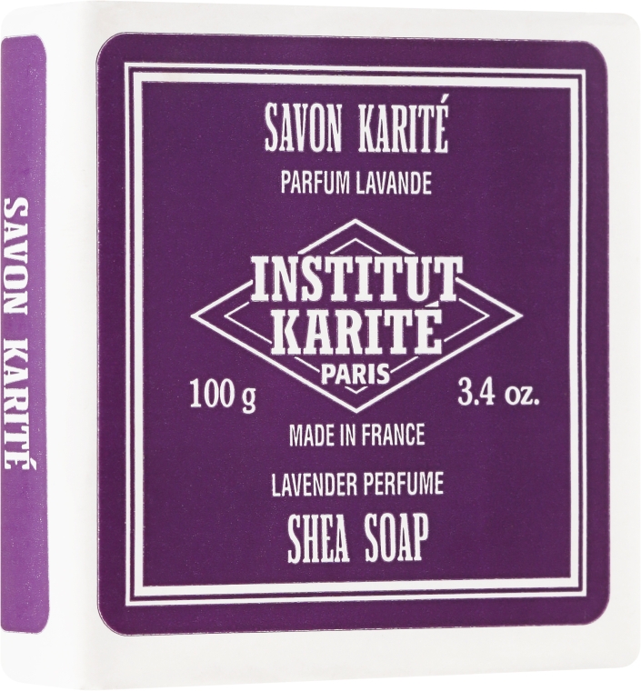 Мило "Лаванда" - Institut Karite Lavande Shea Soap — фото N1