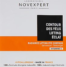 Крем для контура глаз "Сияние и лифтинг" - Novexpert Vitamin C Radiance Lifting Eye Contour (пробник) — фото N1