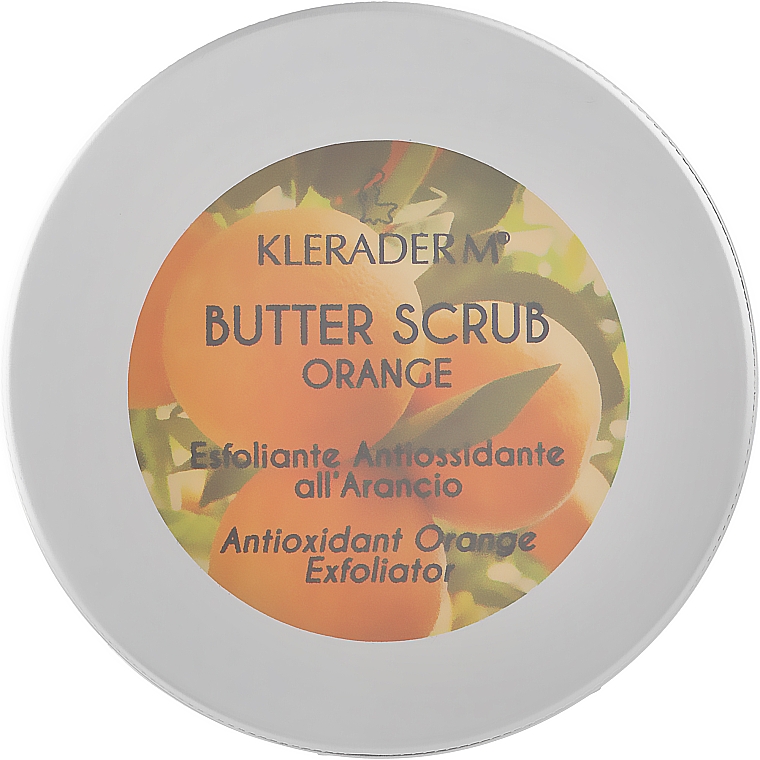 Скраб олійний для обличчя й тіла "Апельсин" - Kleraderm Butter Scrub Orange — фото N4