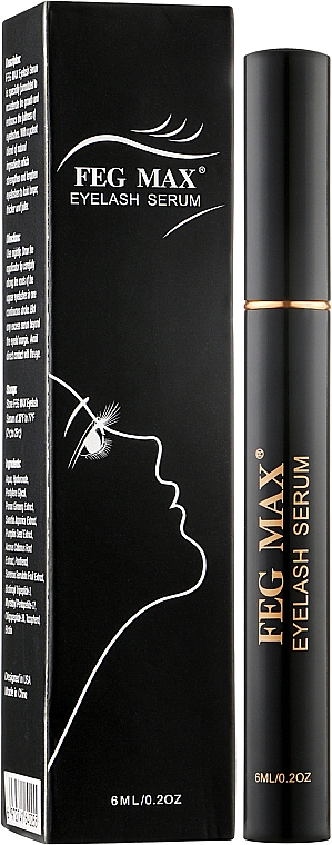 Сироватка для росту вій і брів - Feg Max Eyelash Serum — фото N2