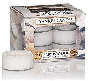 Чайные свечи - Yankee Candle Scented Tea Light Candles Baby Powder — фото N1