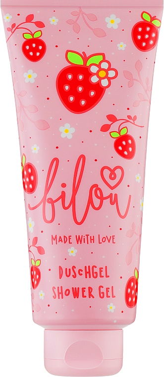 Гель для душу "Солодка полуниця" - Bilou Sweet Strawberry Shower Gel — фото N1
