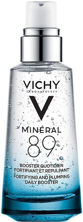 Щоденний гель-бустер для зміцнення захисного бар'єру та зволоження шкіри обличчя - Vichy Mineral 89 Fortifying And Plumping Daily Booster — фото N1