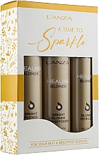 Набор - L'anza Healing Blonde Holiday Trio Box 2020 (sh/300ml + cond/250ml + h/cr/150ml) — фото N3
