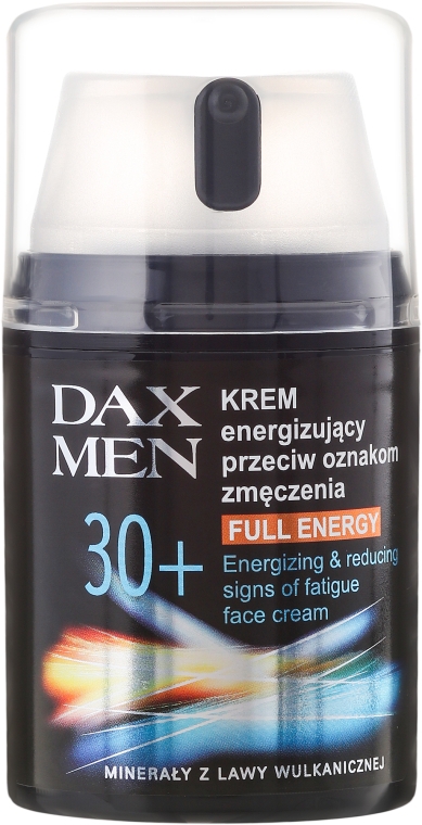 Энергетизирующий крем против признаков усталости - DAX Men Full Energy Energizing Cream 30+