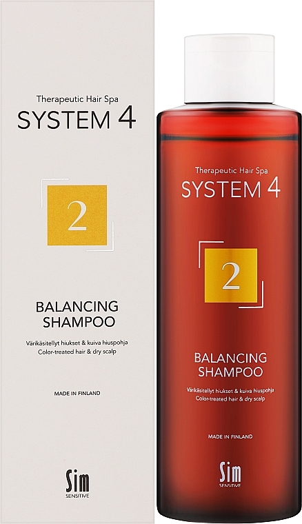 Шампунь для сухого, фарбованого і пошкодженого волосся - Sim Sensitive System 4 Balancing Shampoo  — фото N3