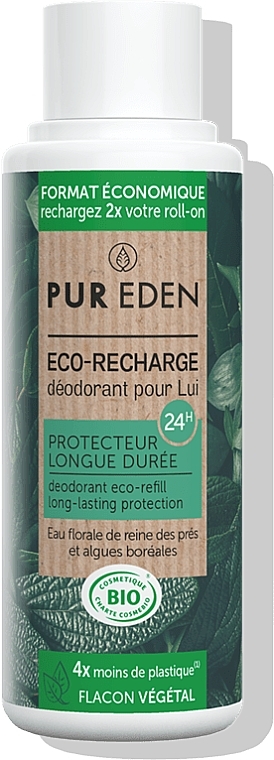 Шариковый дезодорант для мужчин - Pur Eden Deodorant Long-Lasting Protection (сменный блок) — фото N1