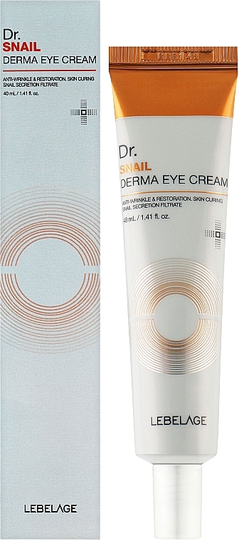 Крем для глаз с муцином улитки - Lebelage Dr. Snail Derma Eye Cream — фото N2