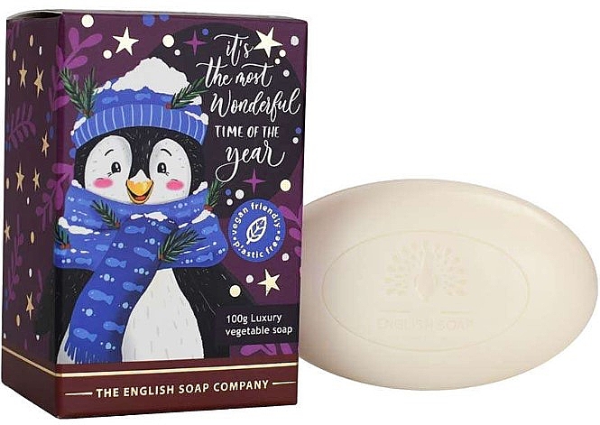 Мило "Пінгвін" - The English Soap Company Christmas Penguin Mini Soap — фото N1