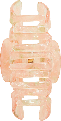 Зажим для волос, розовый - Revolution Haircare Acetate Claw Clip Fashion Pink — фото N2