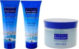 Духи, Парфюмерия, косметика Набор для ухода за телом «Жожоба» - Mineral Beauty System Set (b/scr/440g + h/cr/125ml + f/cr/125ml)