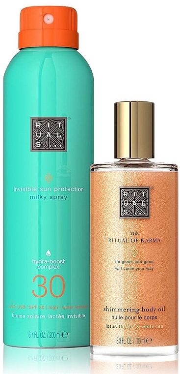 Набір - Rituals Summer Duo Set (b/oil/100ml + spray/200ml) — фото N2