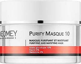 Парфумерія, косметика Очищувальна маска з гліколевою кислотою 10 % для обличчя - Eneomey Purify Masque 10