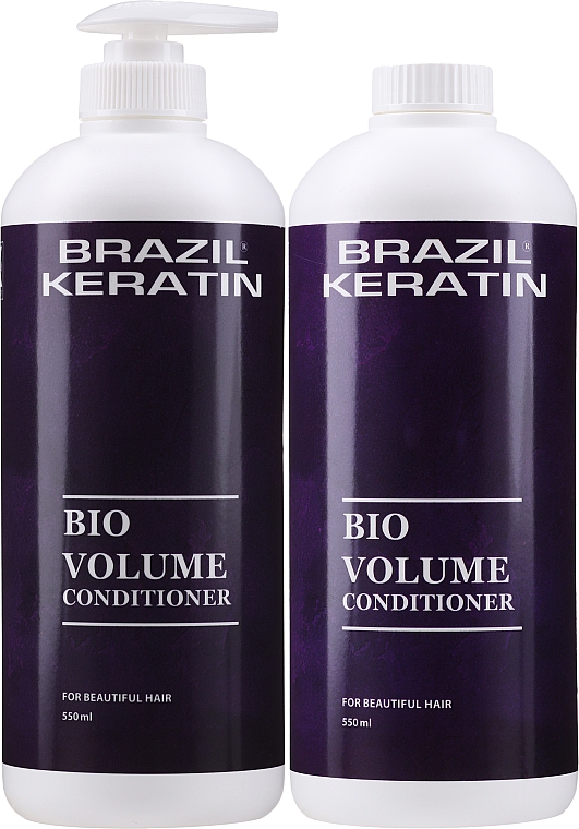 Набор - Brazil Keratin Bio Volume Conditioner Set (h/cond/550mlx2) — фото N2
