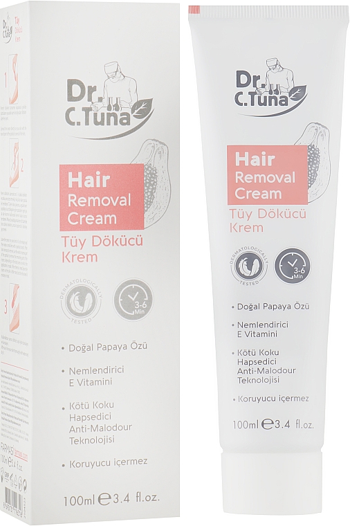 Крем для депиляции - Farmasi Dr. Tuna Hair Removal Cream — фото N1