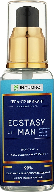 Гель-лубрикант "Ecstasy Men" - In. Tumno — фото N1