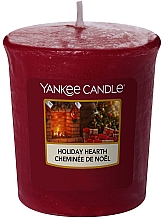 Ароматическая свеча - Yankee Candle Votive Holiday Hearth — фото N1