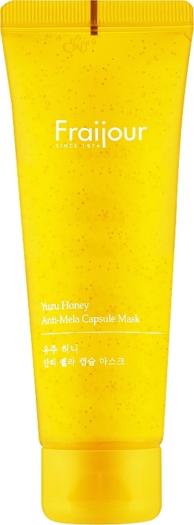 Освітлювальна капсульна незмивна маска для обличчя - Fraijour Yuzu Honey Anti-Mela Capsule Mask — фото N1