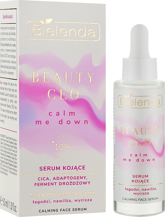 Заспокійлива сироватка для обличчя - Bielenda Beauty CEO Calm Me Down Serum — фото N2