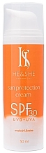 Солнцезащитный крем для лица - He&She Cosmetics — фото N1