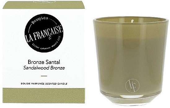 Ароматическая свеча "Бронзовый сандал" - Bougies La Francaise Sandalwood Bronze Scented Candle — фото N1