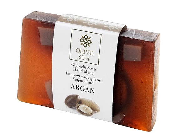 Гліцеринове мило "Argan" - Olive Spa Hand Made Glycerin Soap — фото N1