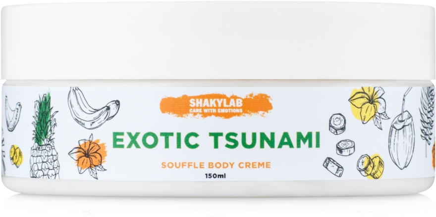 Крем-суфле для тіла Exotic Tsunami - SHAKYLAB Natural Body Cream Exotic Tsunami — фото N2